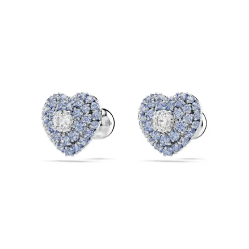 Boucles oreilles Swarovski Hyperbola Studs - 5683576 bleu,argent