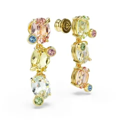 Boucles oreilles Swarovski Gema - 5714815 Plaqué or Multicolore