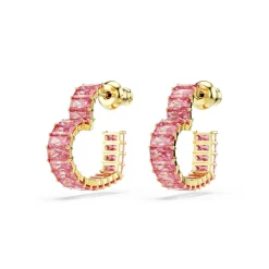 Boucles oreilles Swarovski Matrix Heart - 5706340 Plaqué or Rose