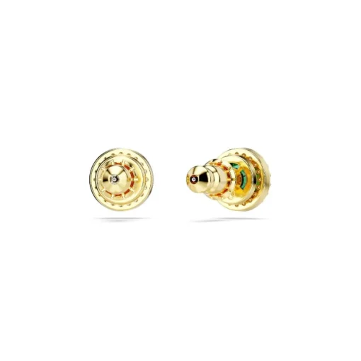 Boucles oreilles Swarovski Una  - 5680562 Plaqué or Vert