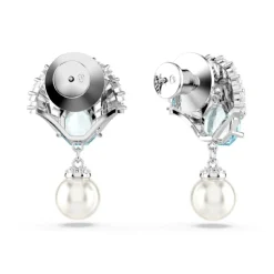 Boucles oreilles Swarovski Idyllia E Drop Pearl - 5680301 bleu,argent