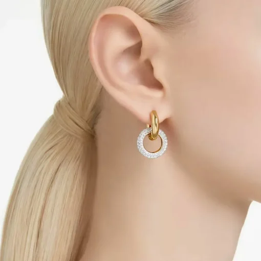 Boucles oreilles Swarovski 5668818 Dextera - PE InterLinked CRE/GOS