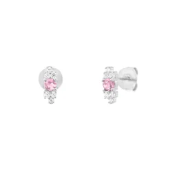 Boucles Punica bijoux Fine FIN_E02_RHO Argent