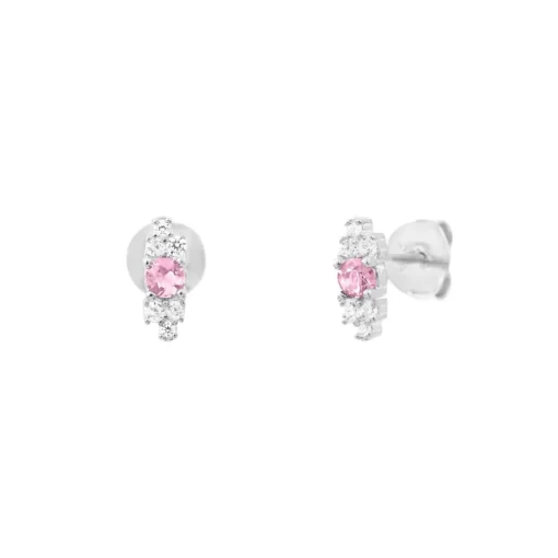 Boucles Punica bijoux Fine FIN_E02_RHO Argent