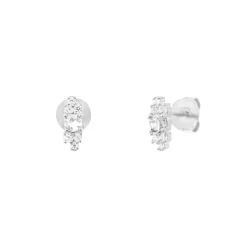 Boucles Punica bijoux Fine FIN_E01_RHO Argent