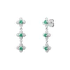 Boucles Punica bijoux Fine FIN_E12_RHO Argent