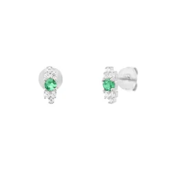 Boucles Punica bijoux Fine FIN_E04_RHO Argent