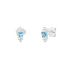 Boucles Punica bijoux Fine FIN_E03_RHO Argent