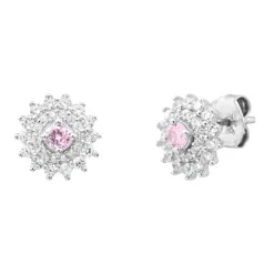 Boucles Punica bijoux Fine FIN_E14_RHO Argent