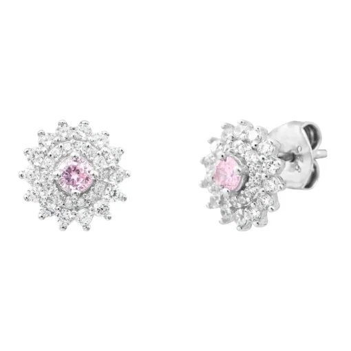 Boucles Punica bijoux Fine FIN_E14_RHO Argent