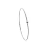 Bracelet acier motif cube avec 3 diamants noir 1 mm
