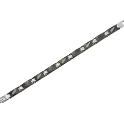Bracelet All Blacks 682020 - Bracelet Gourmette Noir Homme