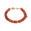 Bracelet Blima en pierres Agate rouge