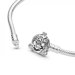 Bracelet Cendrillon Fermoir Carrosse Citrouille Disney x Pandora