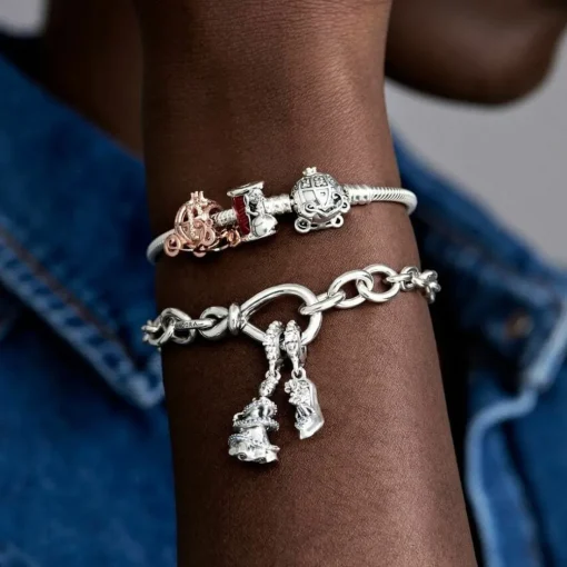 Bracelet Cendrillon Fermoir Carrosse Citrouille Disney x Pandora