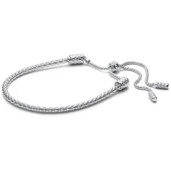Bracelet Coulissant Maille Cloutée Pandora Moments