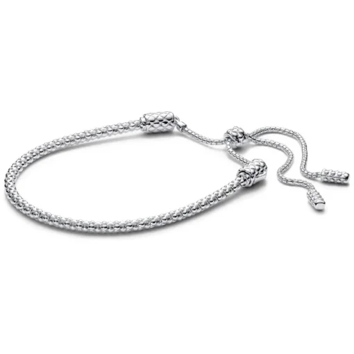 Bracelet Coulissant Maille Cloutée Pandora Moments