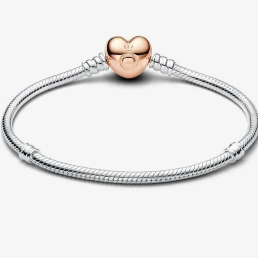 Bracelet Cœur & Maille Serpent Moments