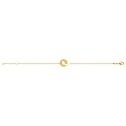 Bracelet fantaisie double rond femme plaqué or Maison de la Bijouterie UYZZ64ZV