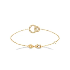 Bracelet fantaisie maille forçat plaqué or Maison de la Bijouterie UW33V3ZV