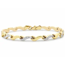 Bracelet Femme Stella 2-26-8162 Or Jaune et Blanc