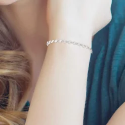 Bracelet Femme Angèle M - B2393-ARGENT Acier Argent