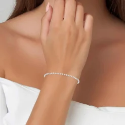 Bracelet Femme Angèle M - B2386-ARGENT Acier Argent