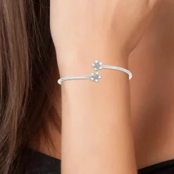 Bracelet Femme Angèle M - B2533-ARGENT Métal Argent