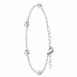 Bracelet Femme Angèle M B2371-ARGENT - Acier Argent
