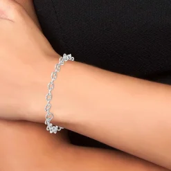 Bracelet Femme Angèle M B2375-ARGENT - Acier Argent