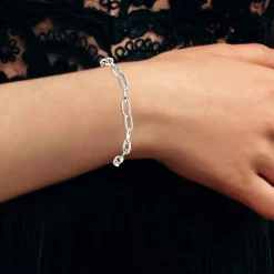 Bracelet Femme Angèle M B2369-ARGENT - Acier Argent