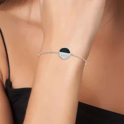 Bracelet Femme Angèle M B2313-ARGENT - Acier Argent