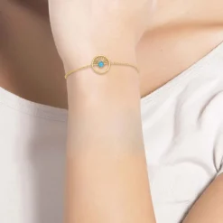 Bracelet Femme Angèle M B2418-DORE - Acier Doré