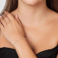 Bracelet Femme Angèle M B2383-DORE - Acier Doré