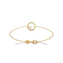 Bracelet femme anneau oz plaqué or Maison de la Bijouterie UW404WZV