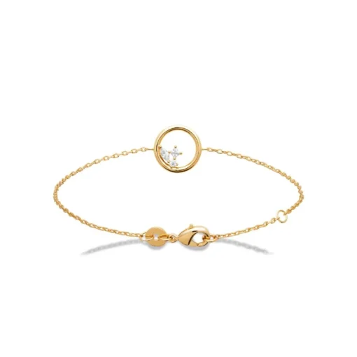 Bracelet femme anneau oz plaqué or Maison de la Bijouterie UW404WZV