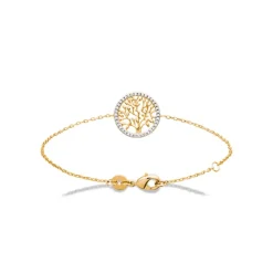 Bracelet femme arbre de vie plaqué or Maison de la Bijouterie UWZWY6ZV