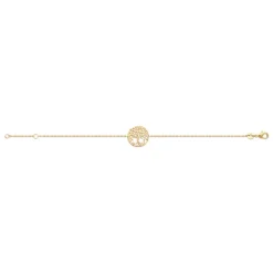 Bracelet femme arbre de vie plaqué or Maison de la Bijouterie UYY0UZZV