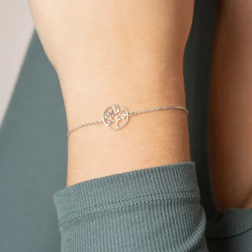 Bracelet Femme arbre de vie Argent Maison de la Bijouterie WYZY65ZV
