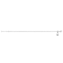 Bracelet femme argent cadenas Maison de la Bijouterie VW35YUZV
