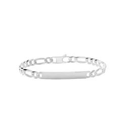 Bracelet femme argent chainage figaro 1-3 4mm Maison de la Bijouterie 563005ZV