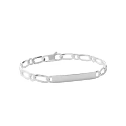 Bracelet femme argent chainage figaro 1-1 5mm Maison de la Bijouterie 56Z005ZV