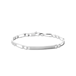 Bracelet femme argent chainage figaro 1-2 4mm Maison de la Bijouterie 53Y004ZV