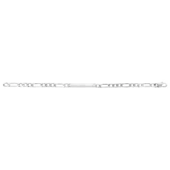 Bracelet femme argent chainage figaro 1-3 4mm Maison de la Bijouterie 533004ZV