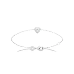 Bracelet femme argent cœur oxydes de zirconium Maison de la Bijouterie VW3UV6ZV