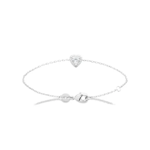 Bracelet femme argent cœur oxydes de zirconium Maison de la Bijouterie VW3UV6ZV