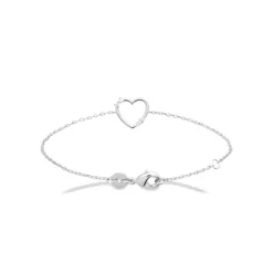 Bracelet femme argent cœur fantaisie Maison de la Bijouterie VW3U6YZV