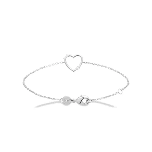 Bracelet femme argent cœur fantaisie Maison de la Bijouterie VW3U6YZV