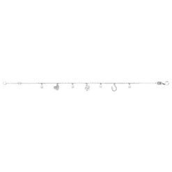 Bracelet femme argent fantaisie portes-bonheur Maison de la Bijouterie VW3UZUZV