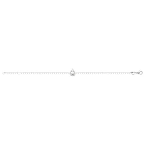 Bracelet femme argent goutte oxyde de zirconium Maison de la Bijouterie VW345ZZV